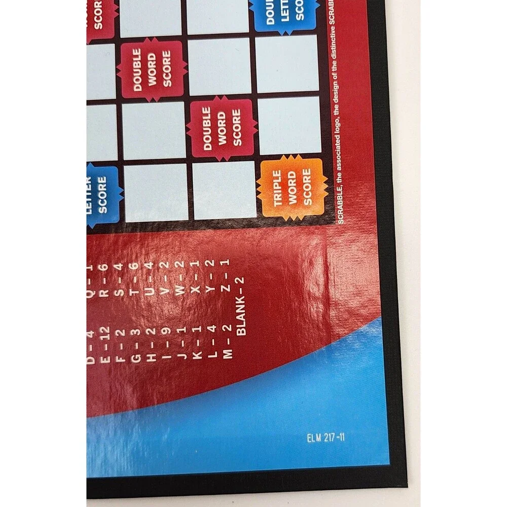 2007 Scrabble Board Game Replacement Board Only Very Good Condition